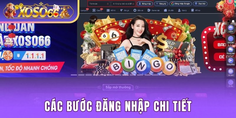 Hướng dẫn đăng nhập chi tiết