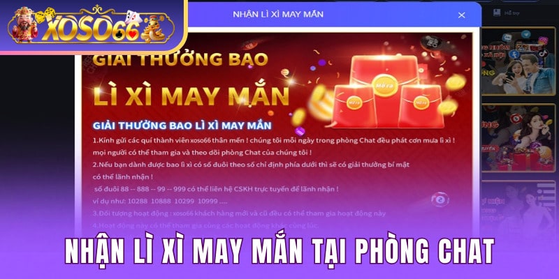 Giao lưu tại phòng chat nhận bao lì xì bất ngờ